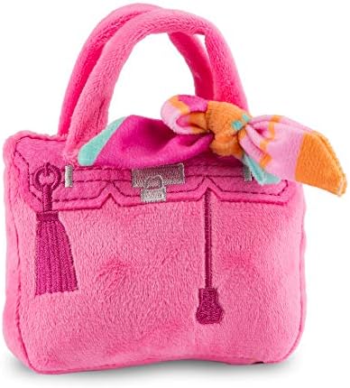 Haute Diggity Dog Barkin Bag with Scarf Plush Dog Toy, Designer Parody Toy by HauteDiggityDog