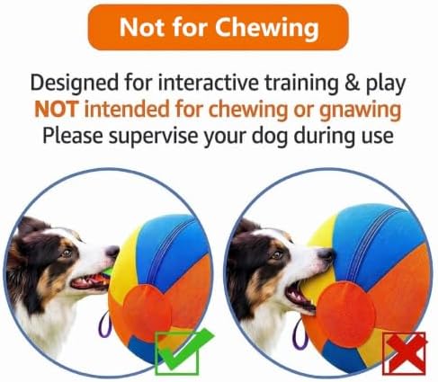 Herding Ball for Dogs, 17.6" Outdoor Exercise Toy for Small & Medium Dogs - Image 3