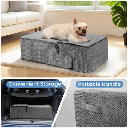 Aodisman Dog Steps for Bed & Couch,18.5" H 4-Step Pet Stairs for Small Dogs - Image 6