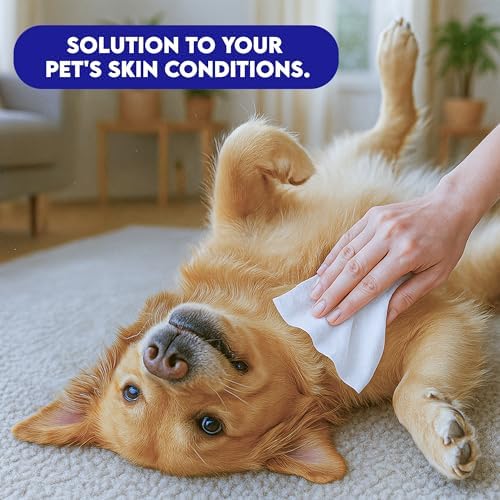 Pet Wipes for Dogs & Cats - Gentle Daily Cleaning for Paws, Face & Coat – All Breeds (60 Count) - Image 4
