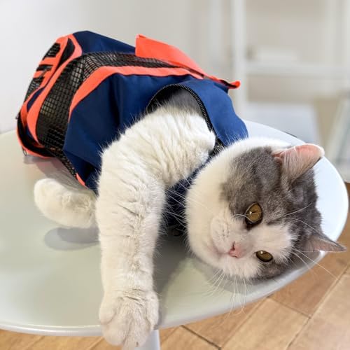Cinf Cat Restraint Grooming Bag, Anti-Scratch Tool for Nail Trimming - Image 7