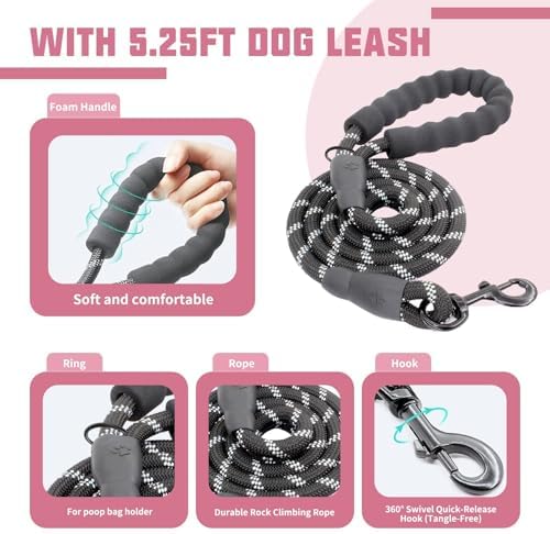 AUROTH Dog Harness and Leash Set for Large Sized Dog, No Pull Dog Vest - Image 3