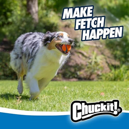 Chuckit! Ultra Ball Dog Toy - Medium Bouncy Fetch Balls for Dogs 20-60 lbs - Made from Durable Rubber - Floating Water Pet Toys - Size Medium - 2.5-inch Diameter - Pack of 12 - Image 4