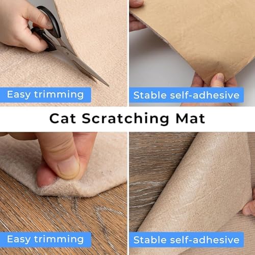 Cat Scratch Couch Furniture Protector, Beige, 15.7"X39.4" - Image 4