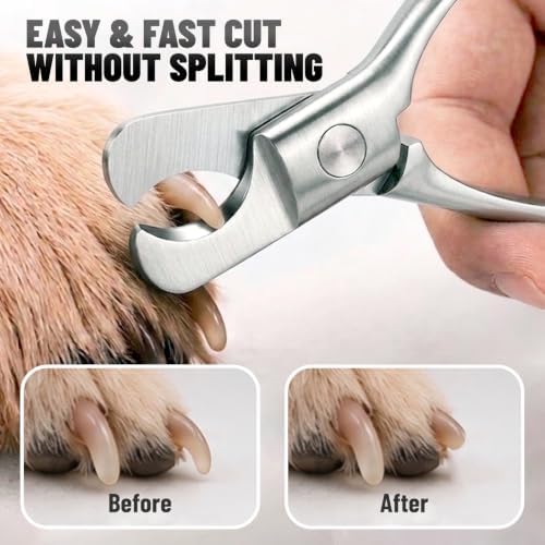 Large Dog Nail Clippers, Heavy Duty Thick Nail Trimmer with File - Image 3