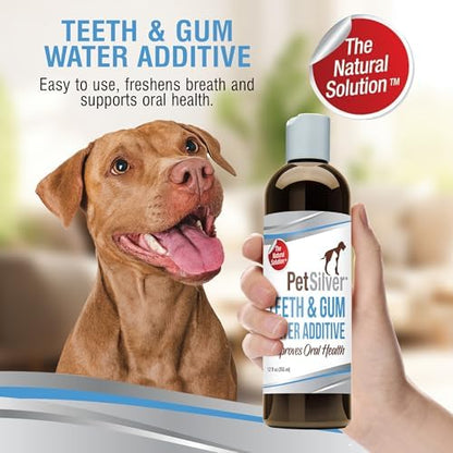 PetSilver Teeth & Gum Water Additive for Dental Care, USA, 12 fl oz - Image 5