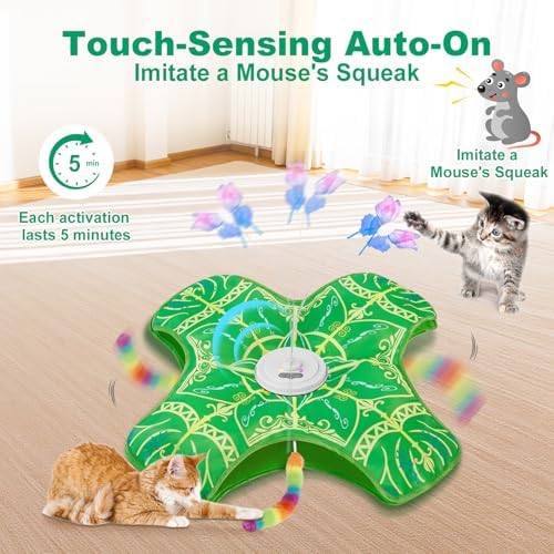 Interactive Cat Toys for Indoor Cats,Automatic Kitten Tunnel Toys - Image 3