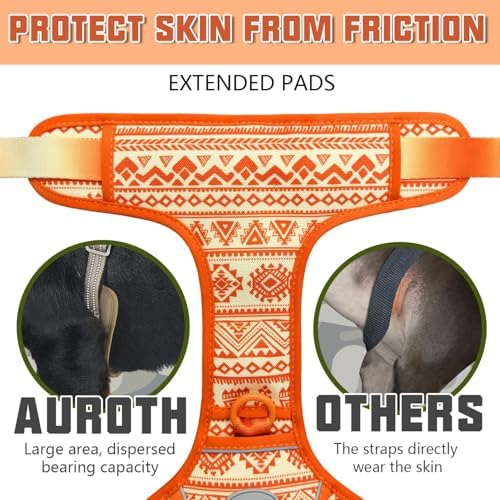 AUROTH Dog Harness for Small Medium Dogs, Tactical No Pull Dog Vest - Image 4