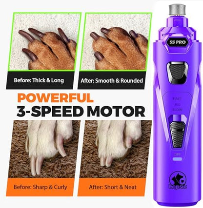 Whisper Quiet Dog Nail Grinder Safe & Stress-Free for Sensitive Dogs Cats - Image 4