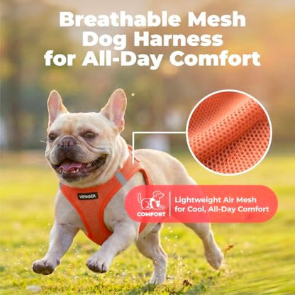Voyager Step-in Air Dog Vest Harness - Orange, Large - Image 5