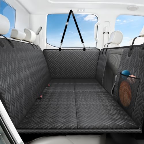 Dog Car Seat Cover for Back Seat, Hard Bottom Back Seat Extender for Dog by Unknown