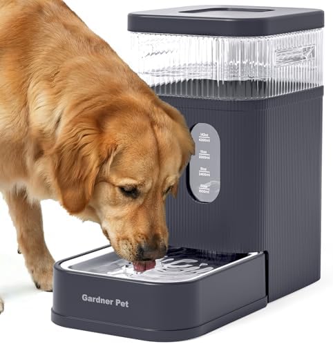 2.2 Gallon Automatic Dog Water Dispenser with Stainless Steel Bowl by GardnerPet