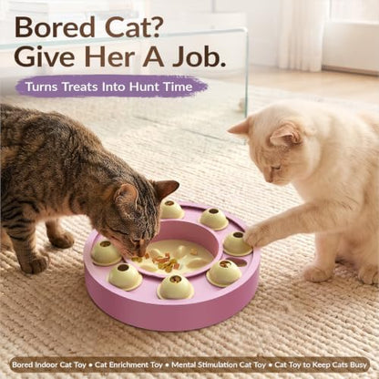 KADTC Cat Puzzle Toy, Slow Feeder, Interactive Enrichment for Indoor Cats - Image 3