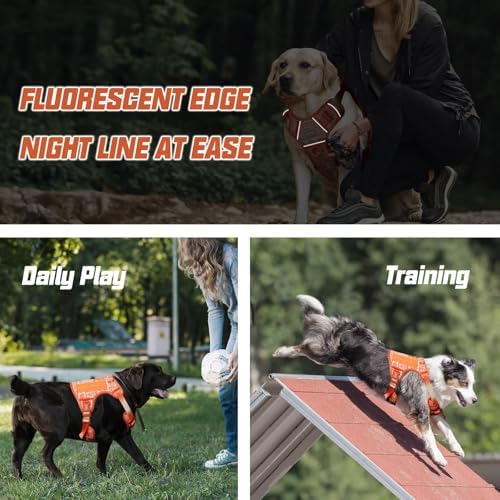 AUROTH Tactical Dog Harness for Large Dogs, Heavy Duty No Pull Pet Vest - Image 6