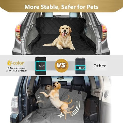 F-color SUV Cargo Liner for Dogs - Trunk Cover with Bumper Flap Protector - Image 4
