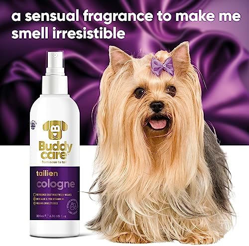 Buddycare Dog Cologne - Tailien - 200ml - Distinctive and Inspired Scented Dog Cologne - Refreshes Between Dog Washes - Image 3
