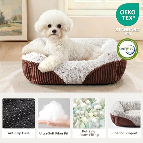 Cute Dog Bed for Small Medium Dogs,Washable Cat Beds, 20in - Image 2