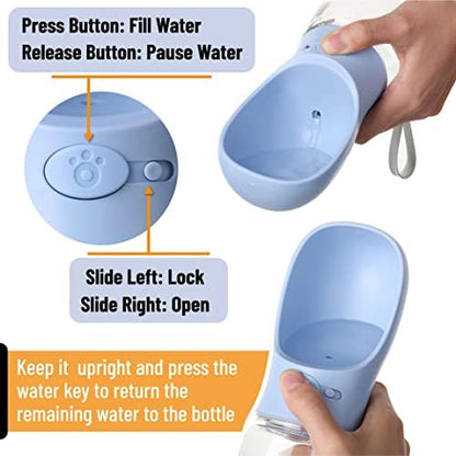 Mr. Pen- Portable Dog Water Bottle, 19 oz, Large - Image 2