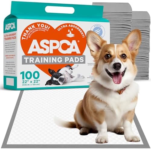 ASPCA Puppy Training Pads, 22"x 22", Fresh Scent, 100 Count by ASPCA