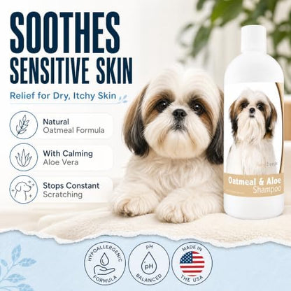 Healthy Breeds Shih Tzu Oatmeal Shampoo with Aloe 16 oz - Image 2