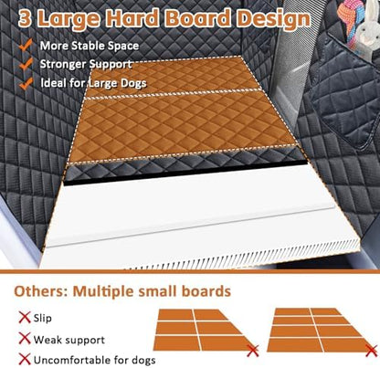 JSTHT Dog Car Seat Cover for Pets Back Seat Extender Support 420lbs - Image 4