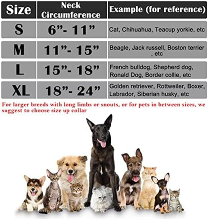 Inflatable Cone Collar for Dogs After Surgery, Soft Adjustable Blow up Donut E-Collar for Small Medium Large Dogs and Cats - Image 2