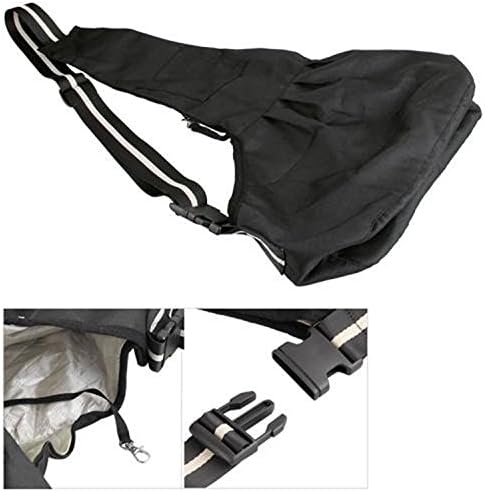 Pet Dog Puppy Cat Carrier Bag Oxford Cloth Sling Dog Doggy Cat Carrier Single Shoulder Bag-Large,Black - Image 4