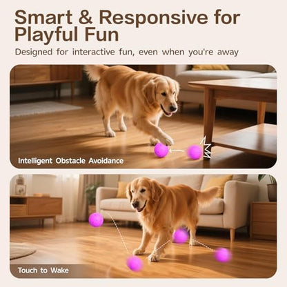Interactive Dog Ball, Smart Interactive Dog Toys for Medium and Large Dogs - Image 4