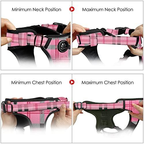 NESTROAD Dog Harness for Medium Sized Dog,No Pull Dog Vest Harness Set - Image 5