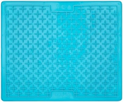 LickiMat X Large Breed Buddy Dog Lick Mat, Dog Calmer, Slow Feeder, Anxiety Reliever Alternative to Puzzle Toys, Slow Feeding Bowls. Use Peanut Butter, Wet, Raw, Mixed Food, Healthy Treats - Turquoise - Image 3