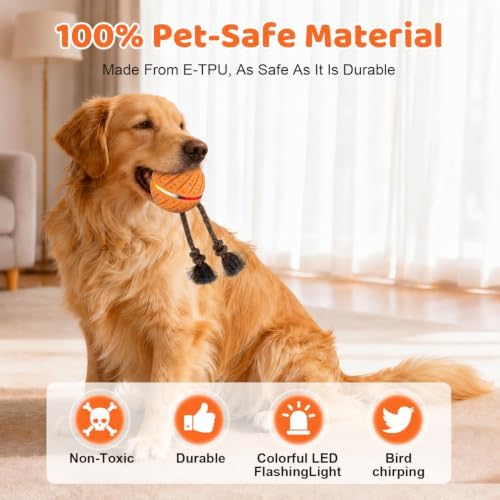 Smart Interactive Dog Toys Ball for Aggressive Chewers Medium Large,E-TPU - Image 5