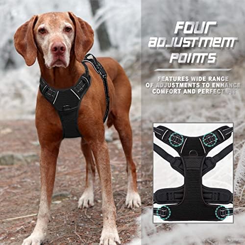 BARKBAY Dog Harness No Pull for Large Dogs Front Back Clips,Dog Vest - Image 6