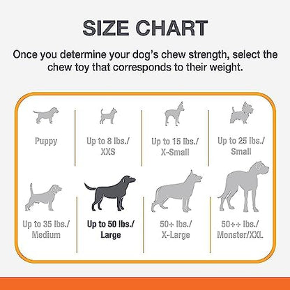 Nylabone Power Chew Easy Hold Bone Dog Chew Toy, Bacon Flavor, Large - Image 5
