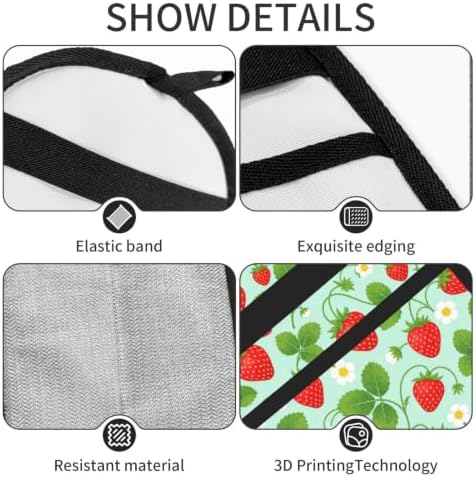 Strawberry Pet Hair Removal Glove Brush Pet Hair Remover Tool for Carpet - Image 4