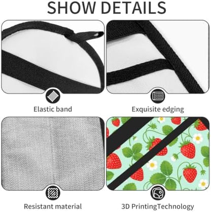 Strawberry Pet Hair Removal Glove Brush Pet Hair Remover Tool for Carpet - Image 4