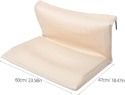 BESPORTBLE Hanging Cat Hammock for Bedside Fence Detachable and Cat Bed with Mesh for Indoor and Outdoor Use Shaped Design Light for Cats