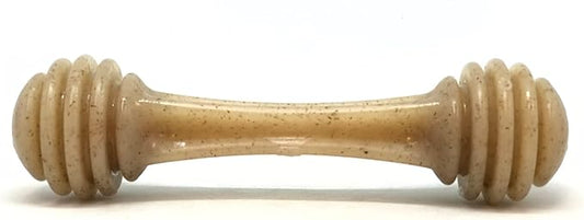 SodaPup Honey Bone – Durable Dog Chew Toy Made in USA from Non-Toxic, Pet Safe, Food Safe Nylon Material for Mental Stimulation, Clean Teeth, Fresh Breath, Problem Chewing, Calming Nerves, & More