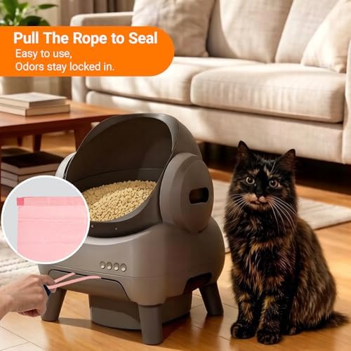 Automatic Cat Litter Box Liner 120 CT Bag Compatible with Neakasa PetPivot - Image 5