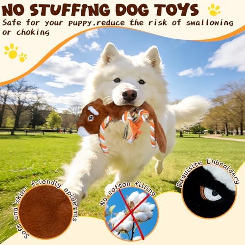 No Stuffing Rope 2-Pack Dog Toys, Chew Toys for Medium, Large Pets - Image 2