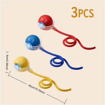 3PCS Smart Interactive Cat Toy Ball with Bird Sounds - Automatic Obstacle Avoidance, Durable PC/TPR Material, Long Battery Life, Self-Play Toy for Indoor Cats and Kittens(Yellow,Red,Blue)