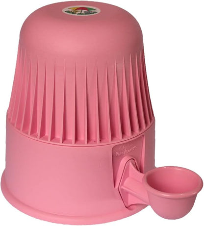 Pet Water Dispenser for Dogs and Cats, 67.6 oz – Gravity-Fed Water Bowl for Clean Drinking, Prevents Wet Fur, BPA-Free Polypropylene, Vida Mansa (Opaque Pink)