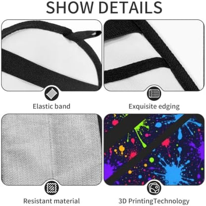 Tie-Dye Graffiti Pet Hair Removal Glove Brush Hair Remover Tool for Carpet - Image 4
