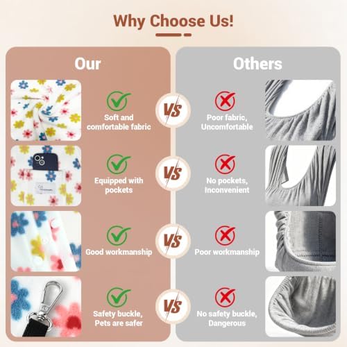 Cat Sling Carrier, Hands-Free Pet Sling for Small Dogs & Cats - Image 4