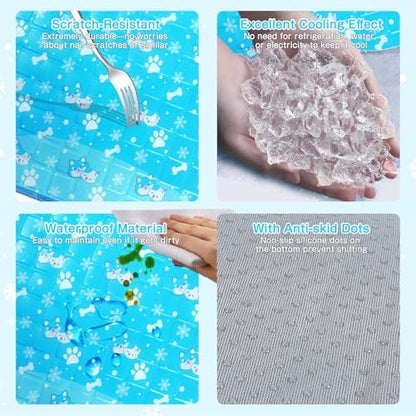 Dog Cooling Mat, Non Toxic Gel Cooling Pad for Small to Large Dog - Image 4
