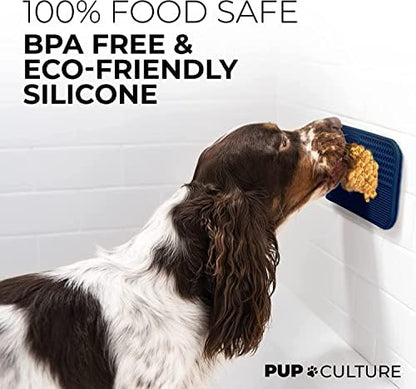 Pup Culture Dog Lick Mat for Dogs (2 Pack), Feeding Pad for Anxious Pets Plus 4 Different Puzzles for Mental Stimulation for Dogs - Supports Mental, Dental, and Digestive Health - Heavy Duty - Image 3