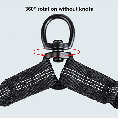 BAOBOTE Pet Double Dog Leash, Shock Absorbing Reflective Bungee Lead - Image 4