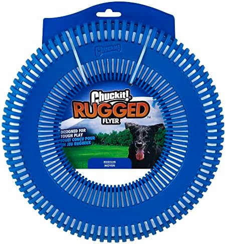 Chuckit! Rugged Flyer Dog Toy, Medium, Assorted Colors by Chuckit