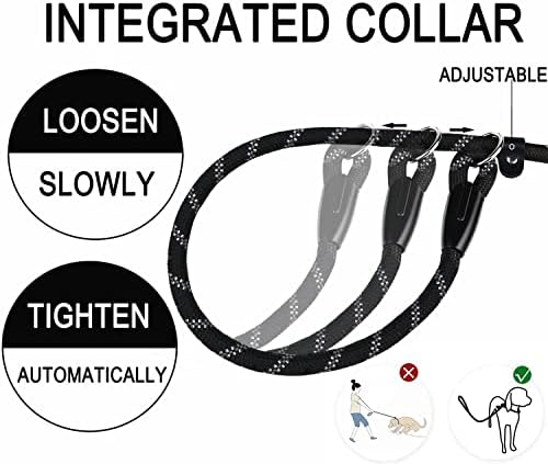 Dog Leash 6 FT, Durable Premium Quality Strong Training Rope Slip Leash - Image 4