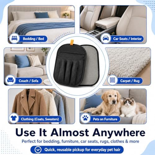 NVNAN 3 PCS Pet Hair Removal Glove and Pet Hair Remover - Image 6