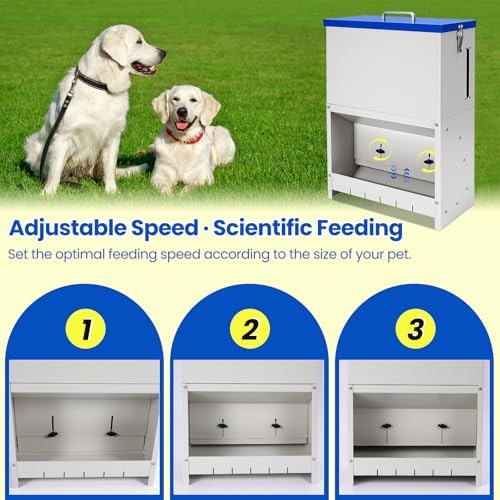 22lbs Gravity Dog Feeder - Automatic Dog Feeder Large Breed - Image 3